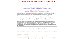 Desktop Screenshot of againstseatbeltcompulsion.org